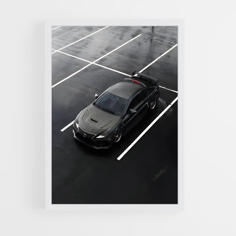 Poster track edition – affiche Lexus (vue 3)